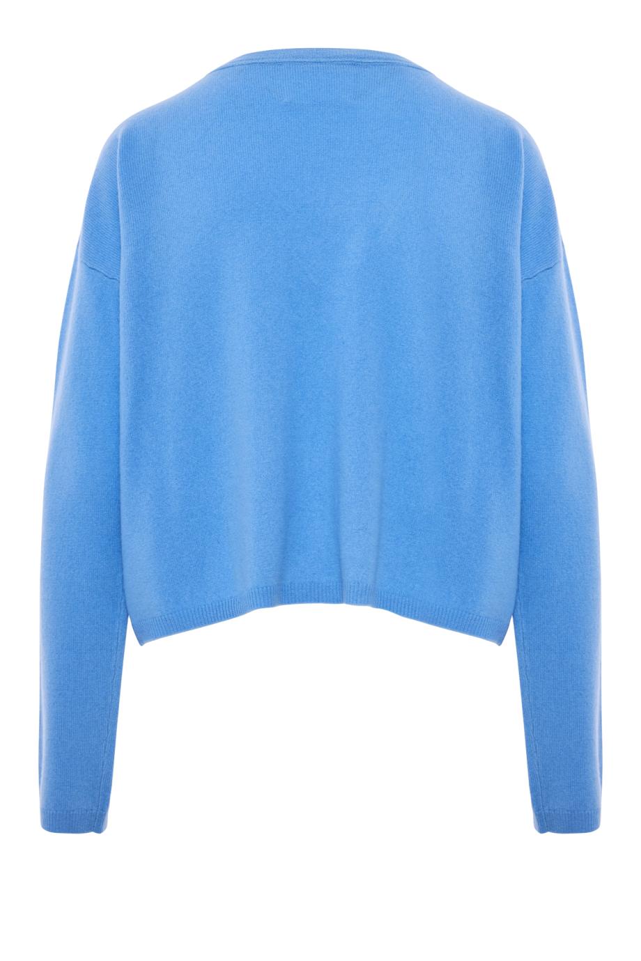 Abby cashmere cardigan in azure