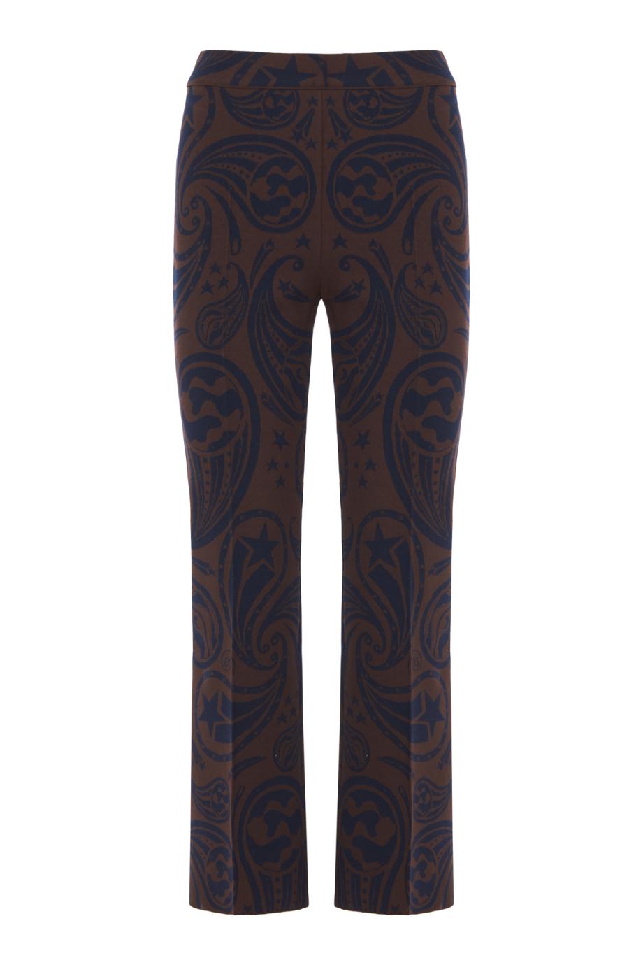 Kick jacquard cotton-blend pants in chocolate