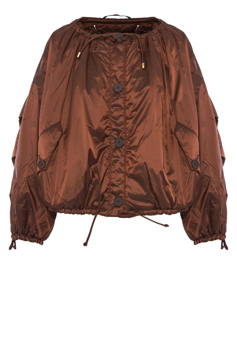 Parachute reversible quilted bomber jacket in sienna