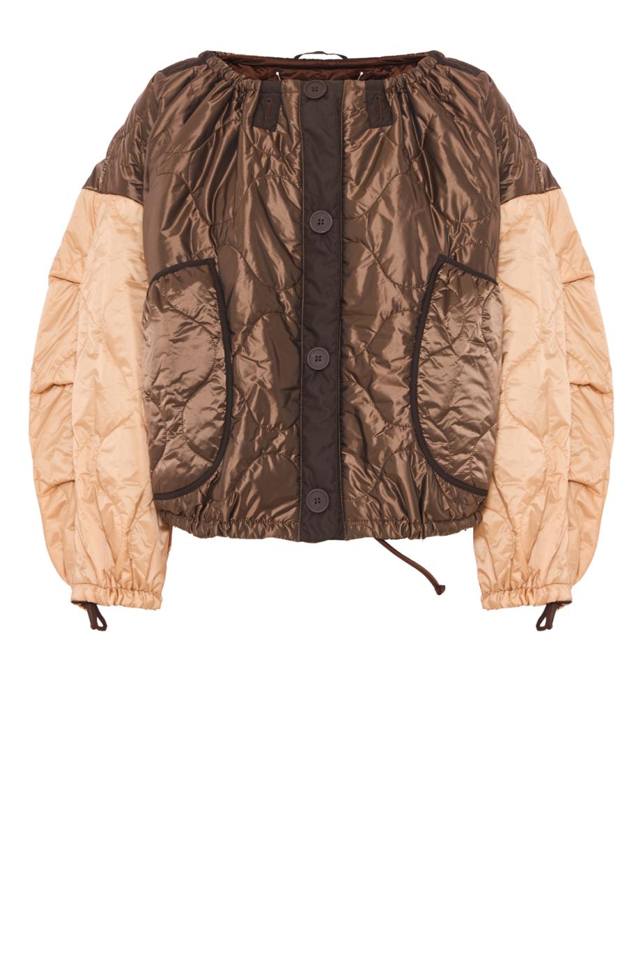 Parachute reversible quilted bomber jacket in sienna