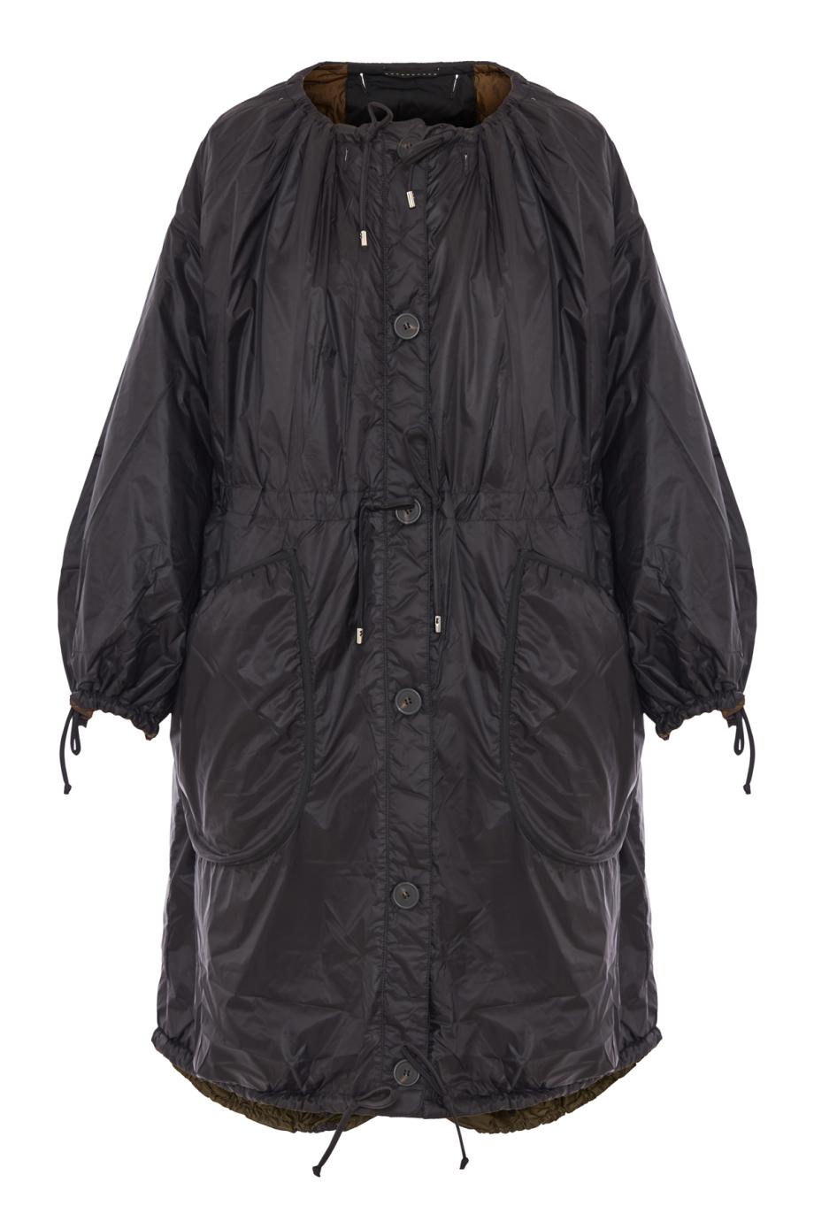 Parachute reversible quilted parka in black