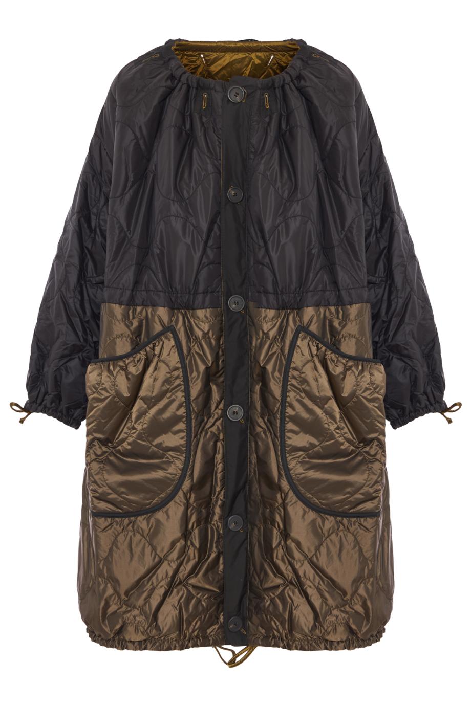 Parachute reversible quilted parka in antique gold