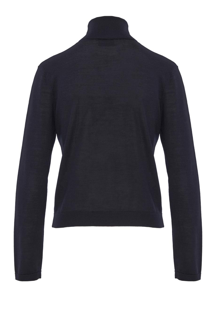 Meli merino wool and silk sweater in navy ink