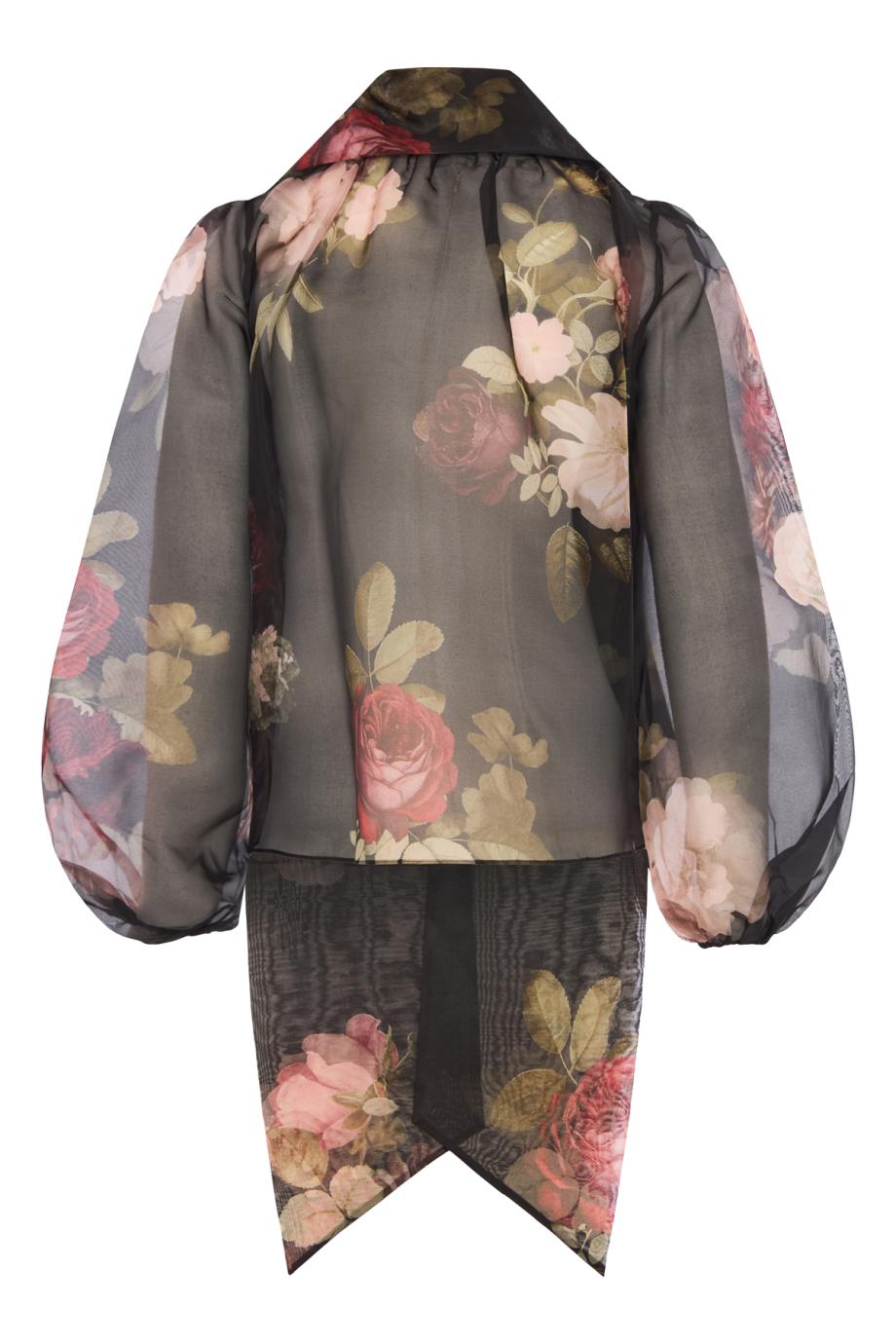 Peregrine silk blouse in black