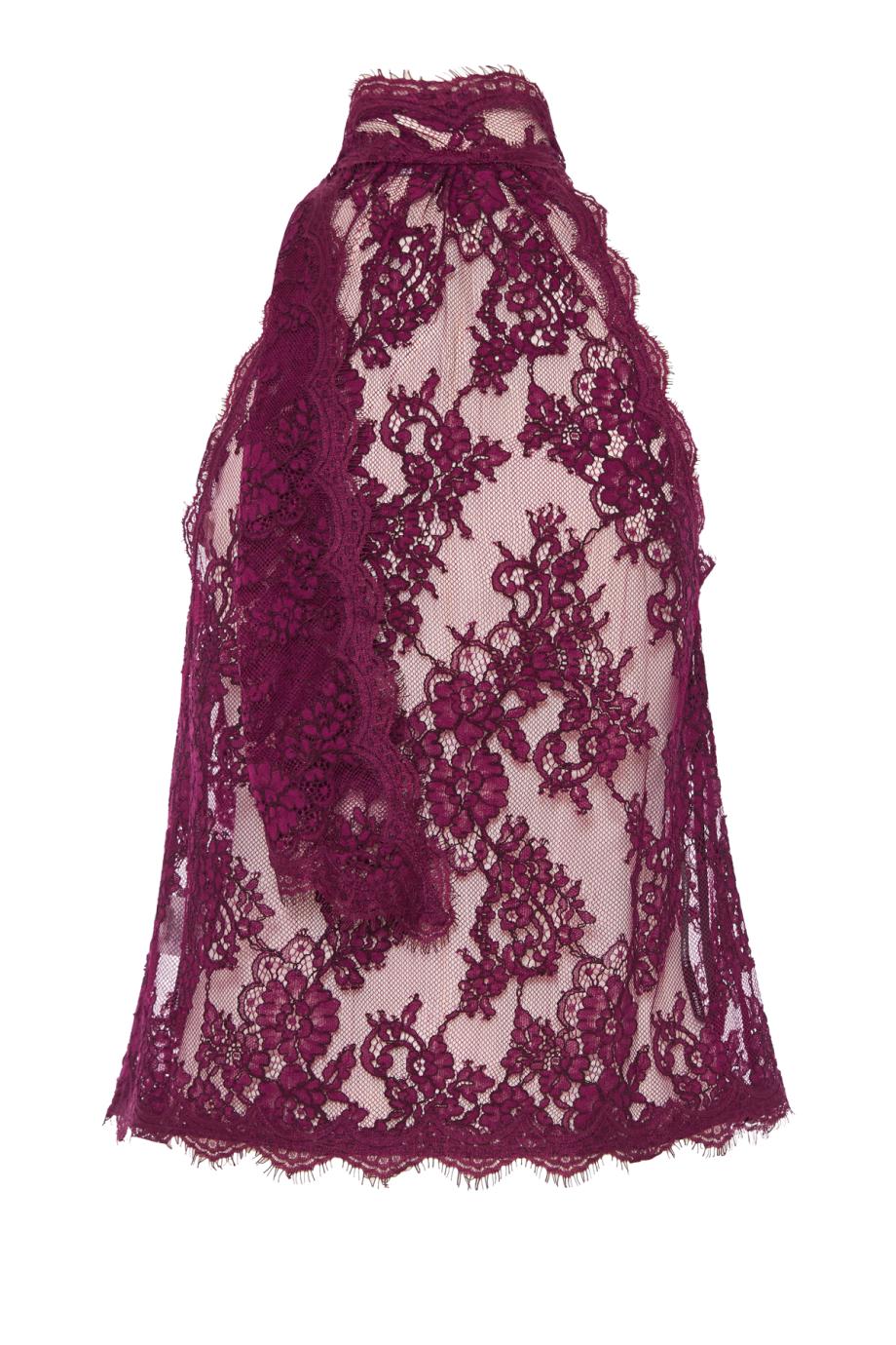 Sigma lace top in groseille