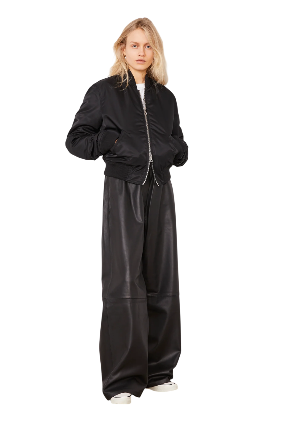 Joni leather pants in black
