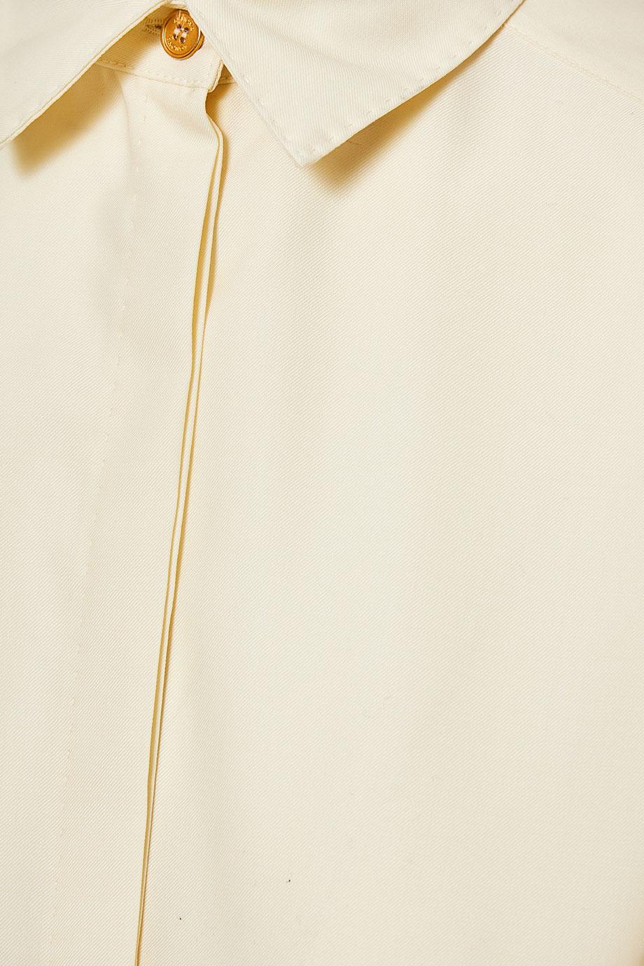 Wool-garbardine shirt