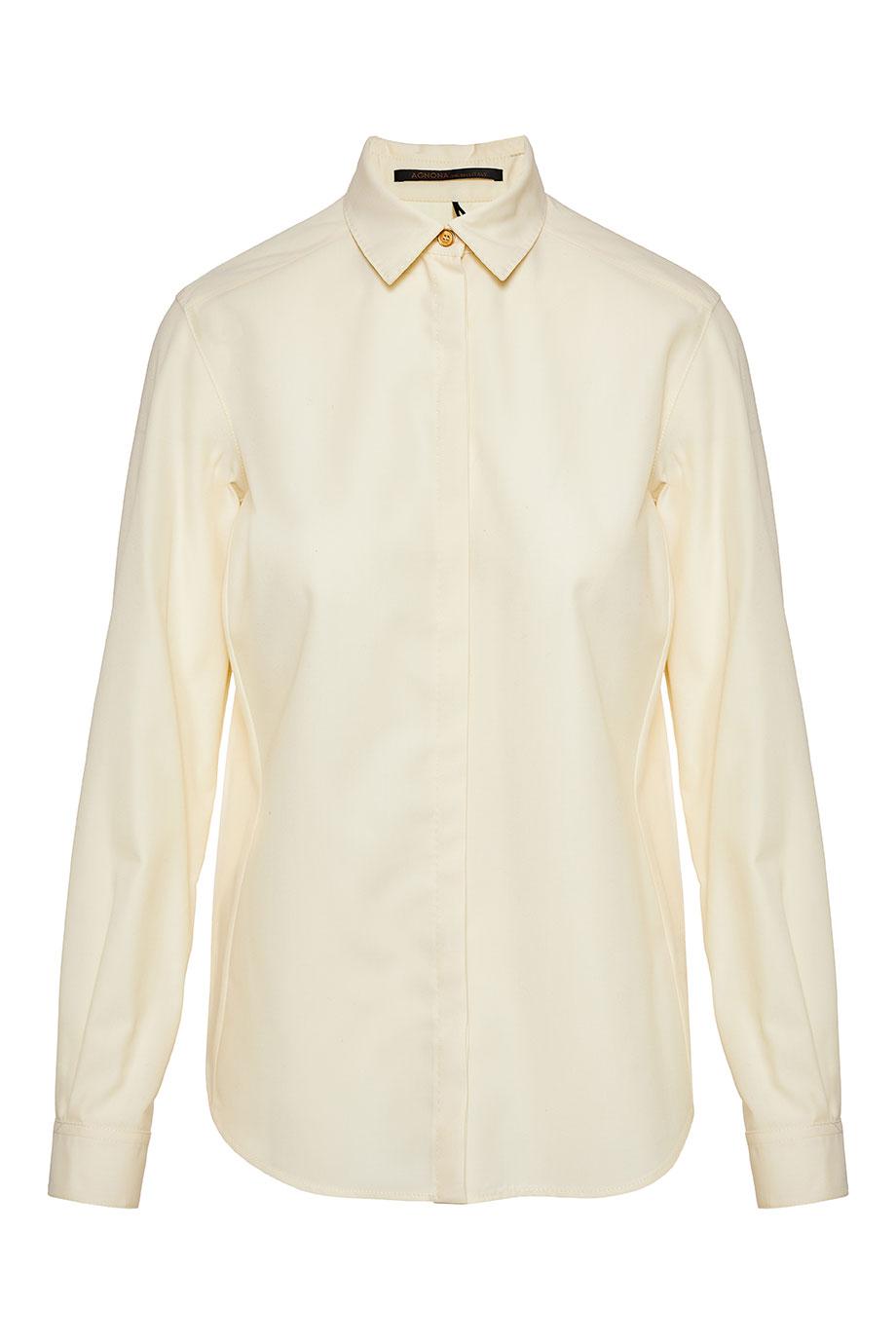 Wool-garbardine shirt