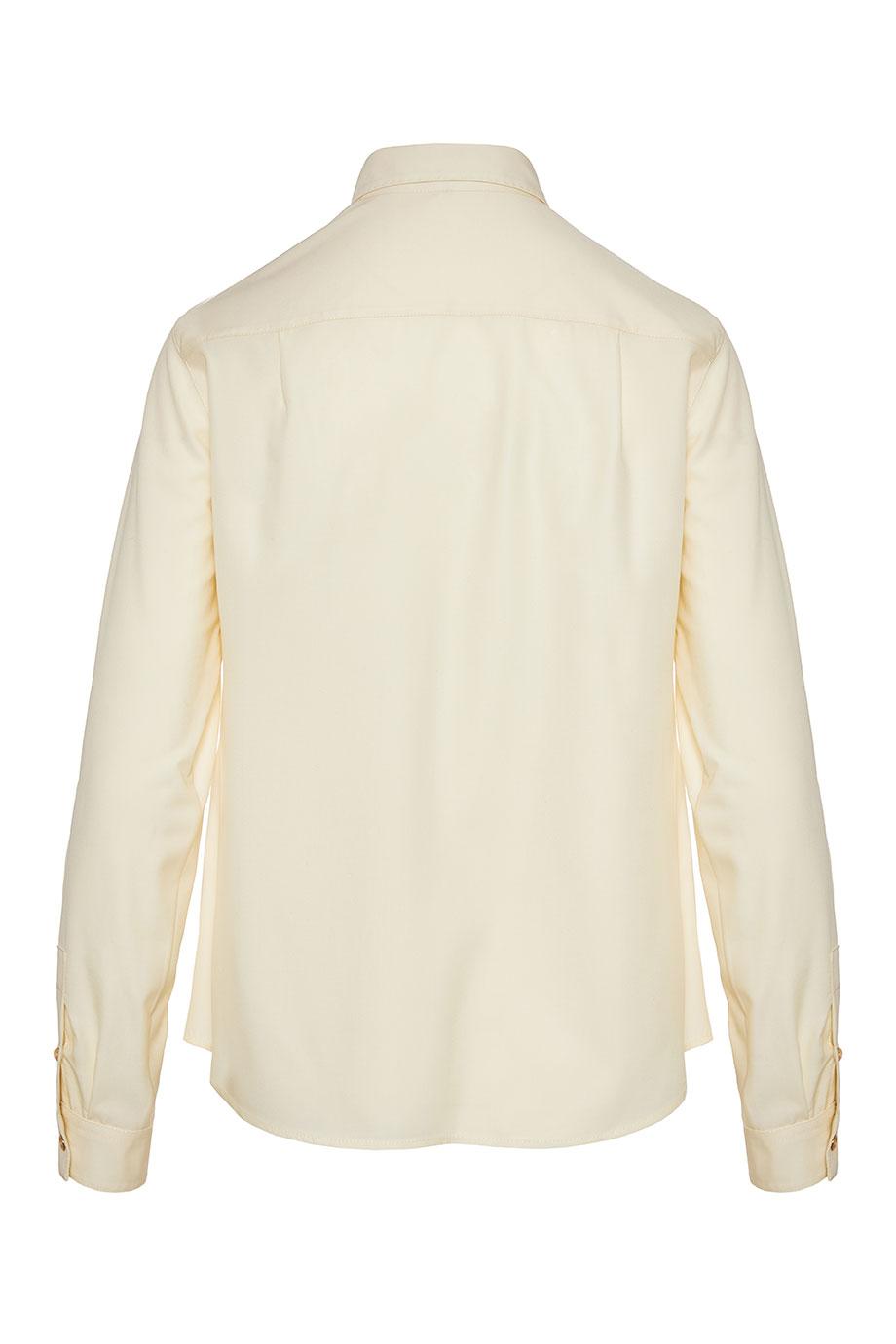 Wool-garbardine shirt