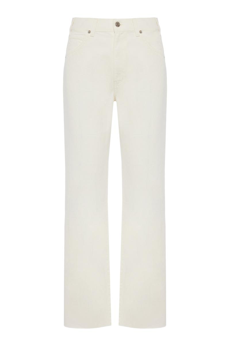 Jeans Blanc Meltin' Pot Monaco - Taille W32 L34 - Coupe Droite Classique - Neuf Avec étiquettes