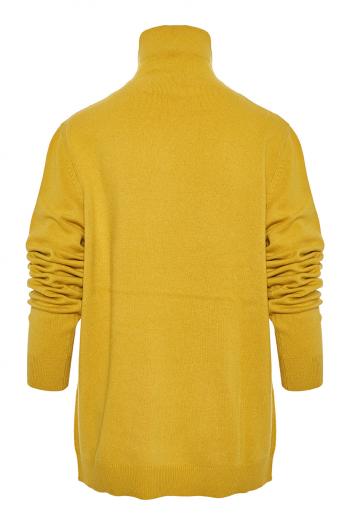 Stretch-cashmere turtleneck sweater