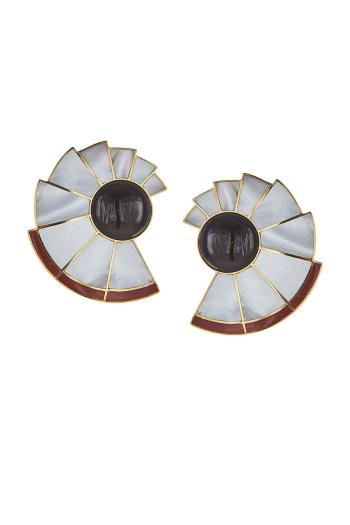 Nautilus earrings