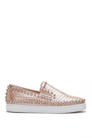 Pik spiked python sneakers