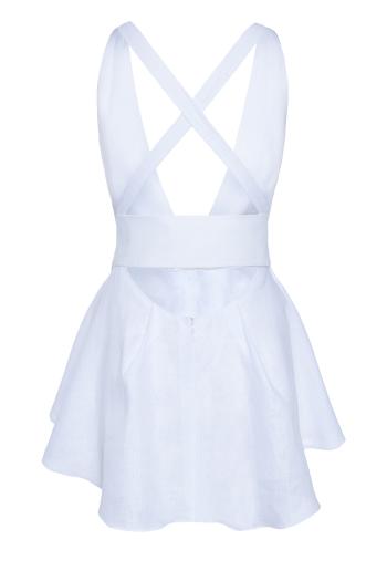 Bow linen top