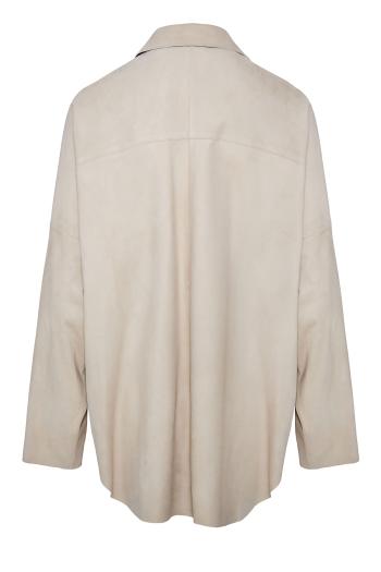 Oversized suede jacket 