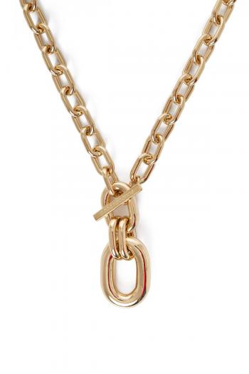 XL Link gold-tone necklace