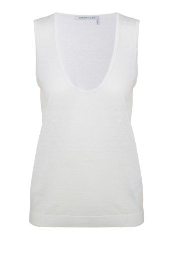 Linen and silk tank 