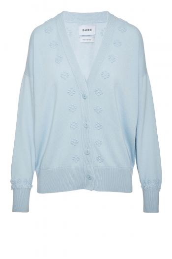 Embroidered cashmere cardigan 