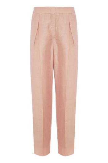 Linen-blend pants 
