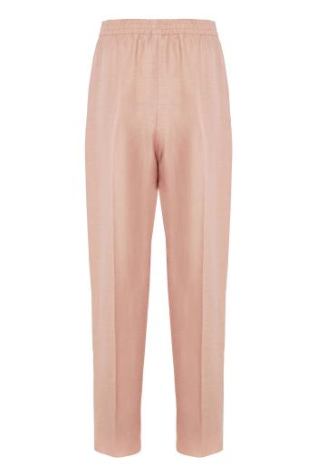 Linen-blend pants 