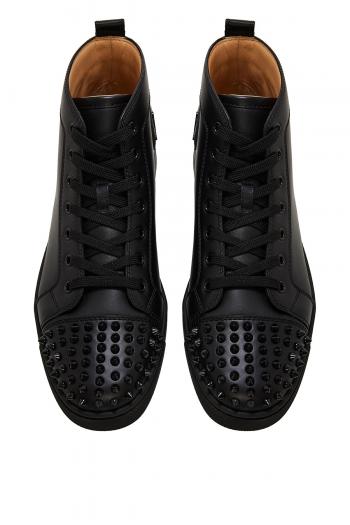 Lou embellished leather sneakers 