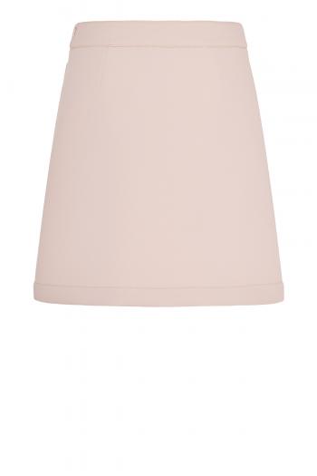 Embellished crepe mini skirt 