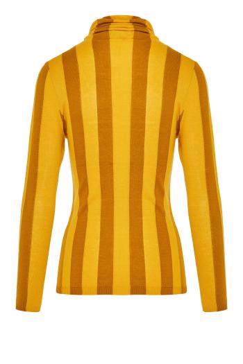 Concert striped knitted sweater