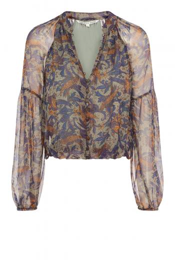 Silk chiffon blouse 