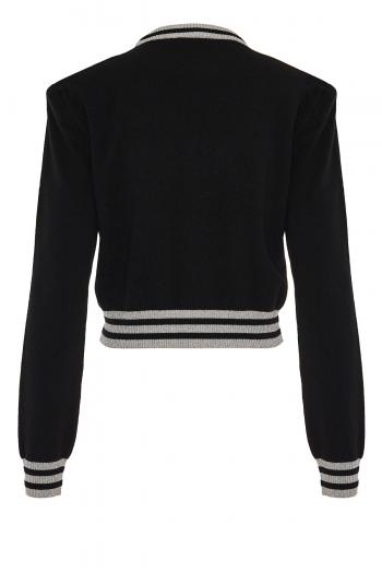 Intarsia wool-blend sweater 