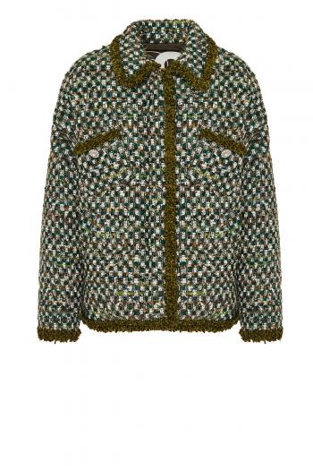 Tweed puffer jacket 
