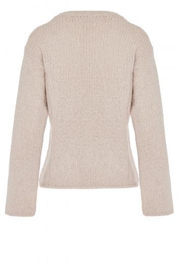 Embroidered cashmere and silk sweater 