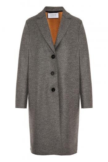 Pressed-wool coat