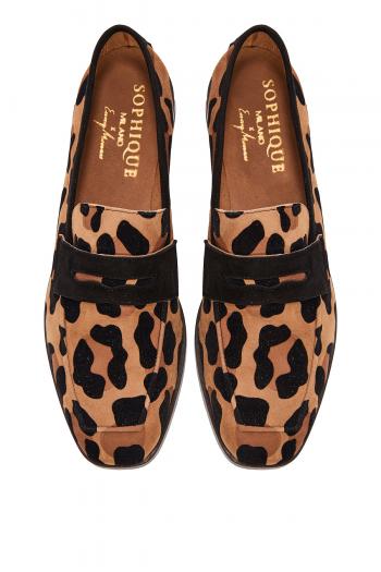 Chalet Donna printed suede loafers
