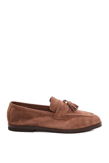 Chalet Donna tasseled suede loafers