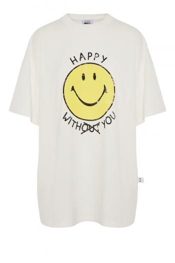 Organic jersey t-shirt philosophy x smiley®