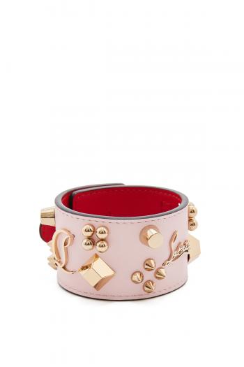 Carasky embellished leather bracelet