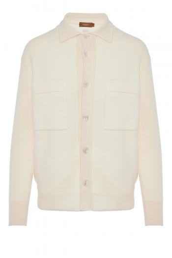 Cashmere-blend jacket 