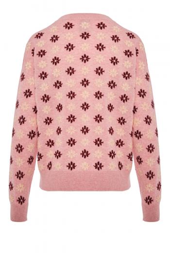 Intarsia cashmere sweater 