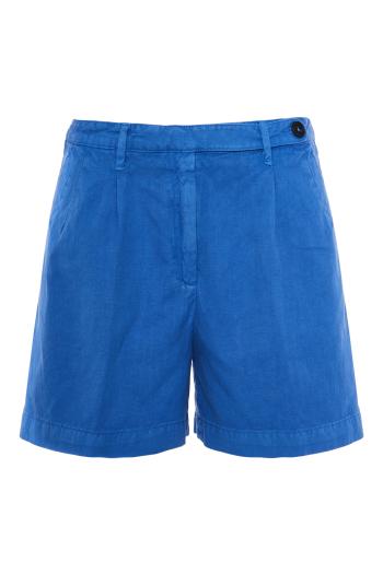 Cotton and linen shorts 