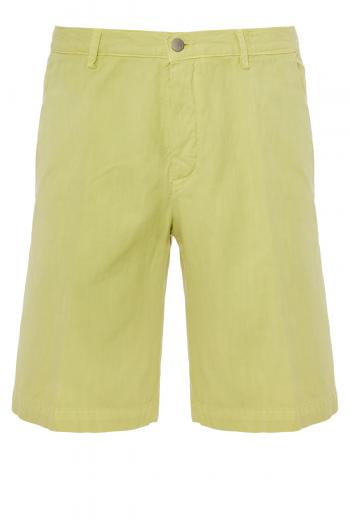 Cotton and linen shorts 