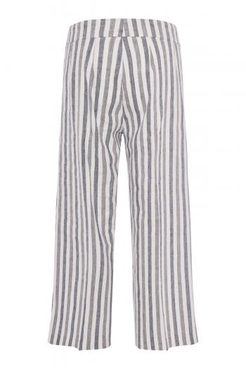 Alex striped linen-blend pants 