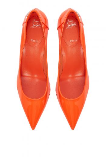 Sporty Kate patent-leather pumps 