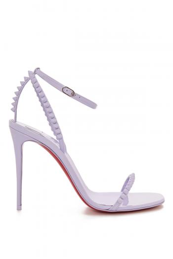 So Me embellished patent-leather sandals 