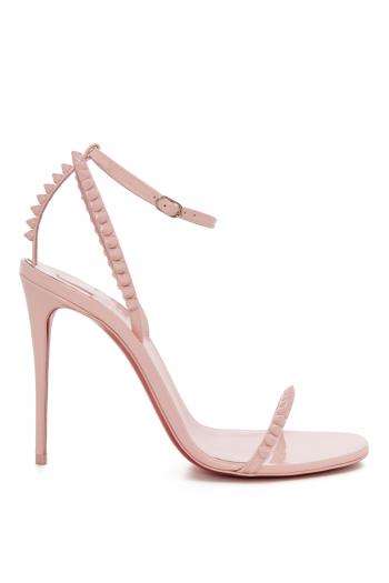 So Me embellished patent-leather sandals 
