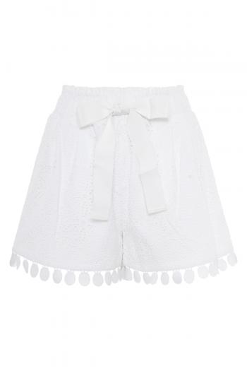 Giorgio broderie anglaise cotton shorts 