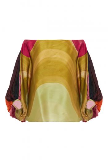Bellagio promted silk blouse 