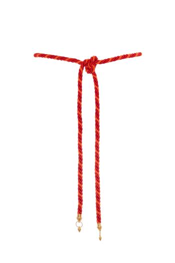 Vanessa rayon embellished belt