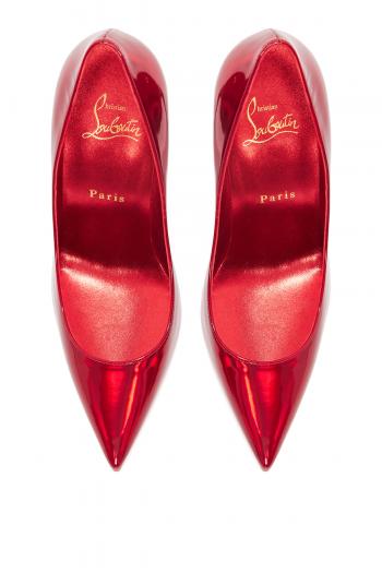 Kate laminated leather pumps 