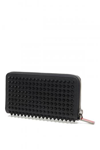 Panettone spiked textured-leather wallet 