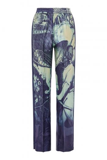 Doride printed silk pants 